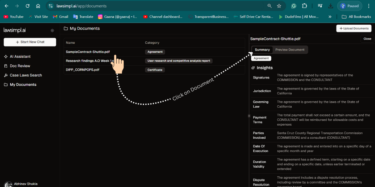 Introducing Document Insights & Side Preview Feature